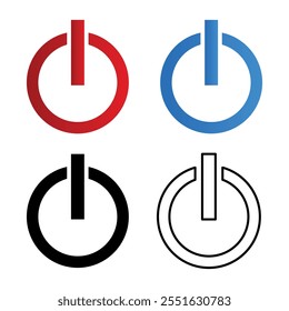  turn on turn off button icon