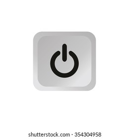 turn on off button power icon vector illustration 