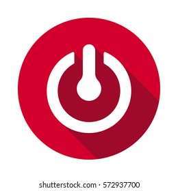 Turn on off flat icon