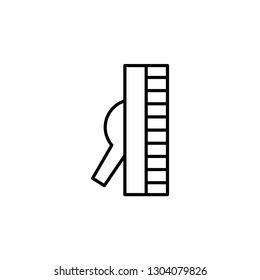 Turn on off, switch on off modern clear flat vector icon, switch symbol