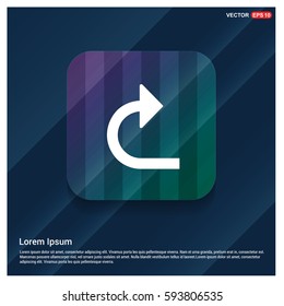 turn right arrow icon