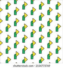 turn right arrow pattern in design 