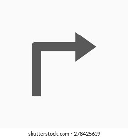 turn right icon