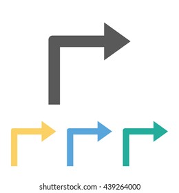 turn right icon