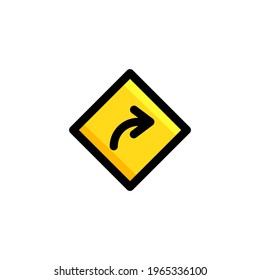 Girar el símbolo de la interfaz de usuario del símbolo de la interfaz de usuario del símbolo de esquema Ilustración del vector del logotipo
