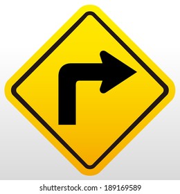 Turn Right Sign