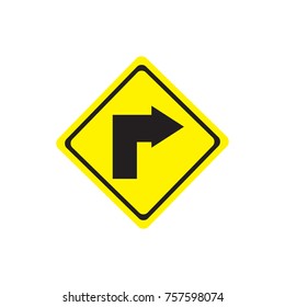 turn right sign