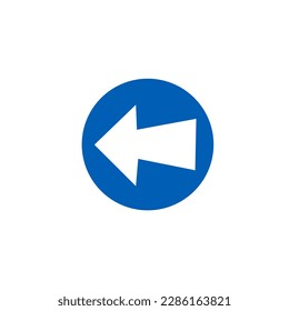 Turn right sign vector art illustration