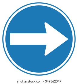 turn right Vector eps10
