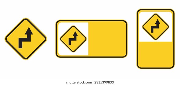 turn traffic signs and their templates