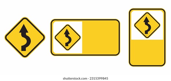turn traffic signs and their templates