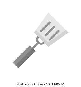 Turner cooking utensil, flat design vector