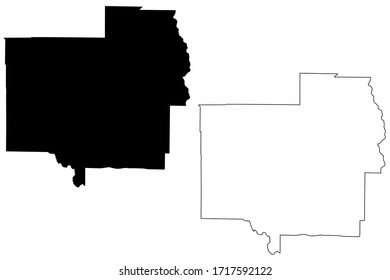 Turner County, Georgia (U.S. county, United States of America, USA, U.S., US) map vector illustration, scribble sketch Turner map