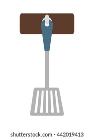 turner icon. Cutlery and menu. vector graphic