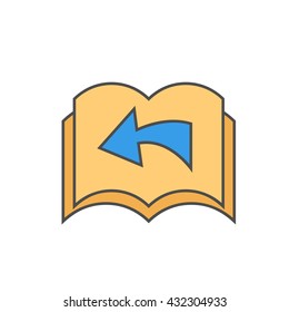 Turning Page Line Icon