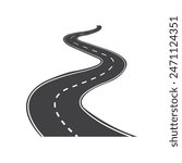 turning road icon vector illustration design template