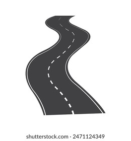 turning road icon vector illustration design template