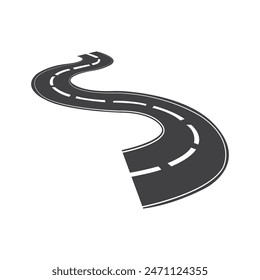 turning road icon vector illustration design template