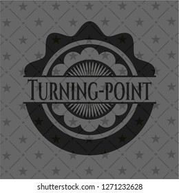 Turning-point black emblem