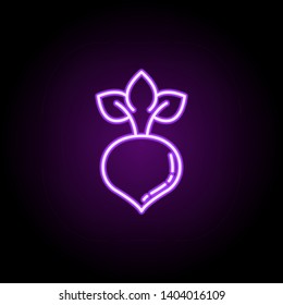 turnip dusk icon. Elements of Vegetables in multi color style icons. Simple icon for websites, web design, mobile app, info graphics on white background
