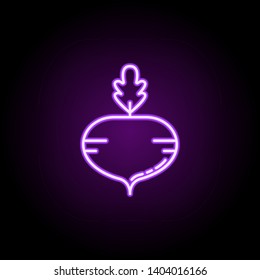 turnip dusk icon. Elements of Vegetables in multi color style icons. Simple icon for websites, web design, mobile app, info graphics on white background