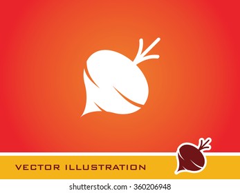 Turnip  Icon. Eps-10.