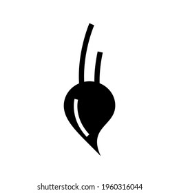 turnip icon or logo isolated sign symbol vector illustration - high quality black style vector icons
