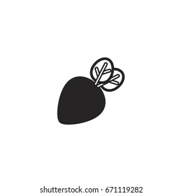 turnip icon. sign design