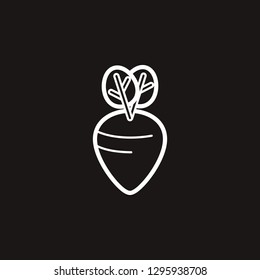 turnip icon. turnip vector design. sign design
