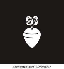 turnip icon. turnip vector design. sign design