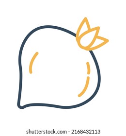 Turnip Isolated Vector icon which can easily modify or edit

