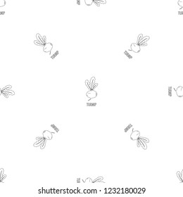Turnip pattern seamless vector repeat geometric for any web design