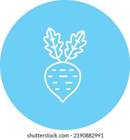 Icono de vector de giro. Se puede usar para imprimir, móviles y aplicaciones web.