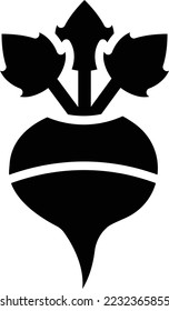 Turnip Vector Icon Design Illustration
