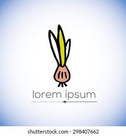  Turnip- vector logo (sign, symbol, icon)