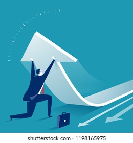 Turnover. Business concept vector illustration