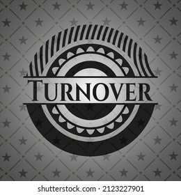Turnover dark icon or emblem. Vector Illustration. Detailed. 