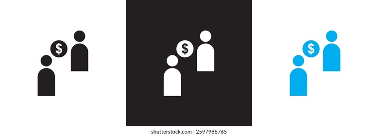 Turnover icon . collection for web app UI. Vector illustration. isolated on white and black background. EPS 10