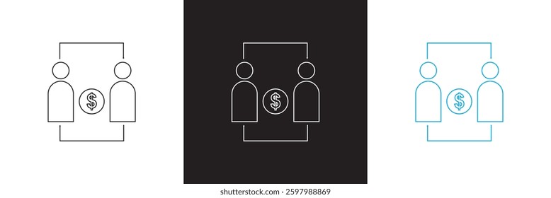 Turnover icon . collection for web app UI. Vector illustration. isolated on white and black background. EPS 10