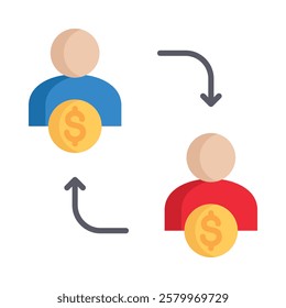 Turnover Icon Element For Design