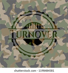 Turnover on camo pattern