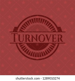 Turnover red emblem