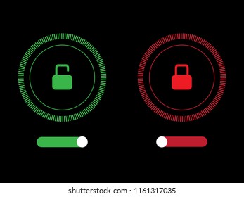 turns on-off button vector design for web  application