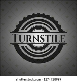 Turnstile dark badge