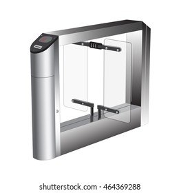 Turnstile doors 