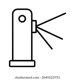 turnstile icon line icon on white background vector
Vector icon urbanism on white background