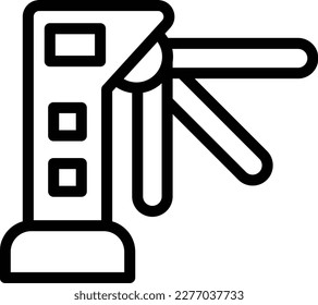 Ilustración de diseño de iconos del vector de torniquetes