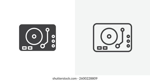 Turntable icon collection for website designs