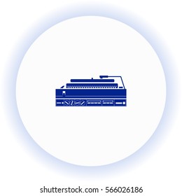 Turntable  icon. Vector design. 