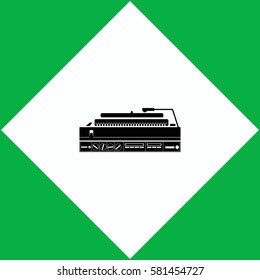Turntable  icon Vector design.